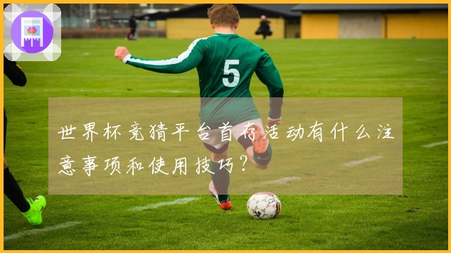 世界杯竞猜平台首存活动有什么注意事项和使用技巧？